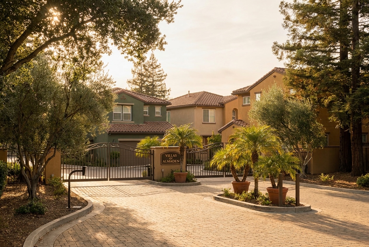 Villas of Almaden neighborhood in Almaden Valley